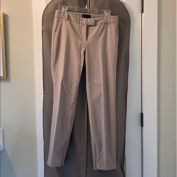 Cynthia Roweley tan patterned dress pants Sz. 6 - Picture 4 of 7